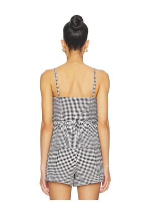BLANKNYC Plaid Tank Top in Black,White. Size XS. Also in S, M, L.