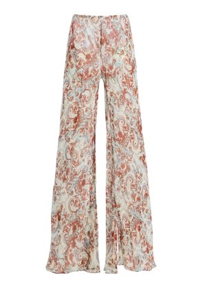 De La Vali Exclusive La Isla Hydra Chiffon Trousers - Moda Operandi