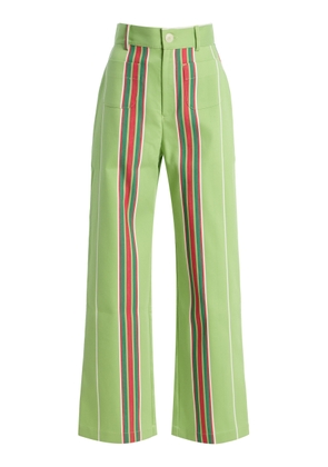 LA VESTE Exclusive La Isla Pippi Cotton Straight-Leg Pants  - Moda Operandi