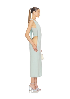 Helsa Mayumi Open Side Dress in Baby Blue. Size XS. Also in S, XL.