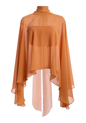 De La Vali Exclusive La Isla Palma Chiffon Cape and Top - Moda Operandi