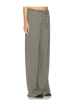Helsa Novelty Bias Cut Pants in Green,Brown. Size XXS. Also in XS, S, M, L, XL.