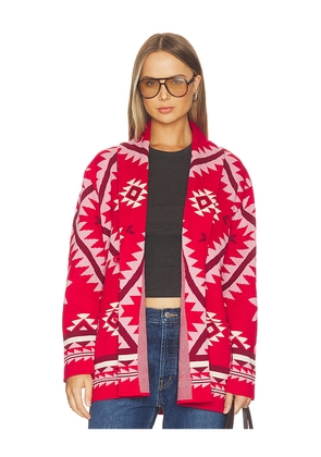 Hayley Menzies Sundance Cardigan in Red. Size XS. Also in S, M, L, XL.