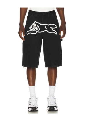 ICECREAM Angelo Shorts in Black. Size 30. Also in 32, 34, 36.