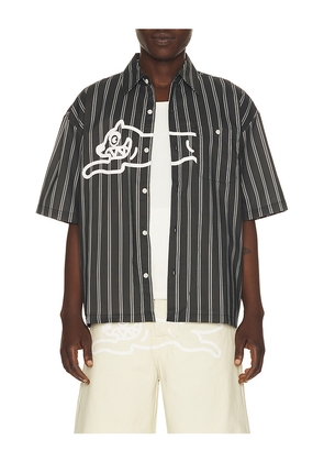 ICECREAM Boost Button Up Shirt in Black. Size S. Also in L, M, XL/1X.