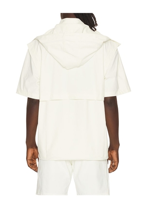 HEAD Golf Signature Short Sleeve Anorak in Cream. Size S. Also in L, M, XL/1X.