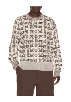 HEAD Golf Knit Crewneck in Grey. Size S. Also in M, L, XL/1X.