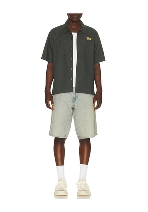 HUF Fantasies Work Shirt in Green. Size S. Also in L, M, XL/1X.