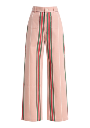 LA VESTE Exclusive La Isla Pippi Cotton Straight-Leg Pants  - Moda Operandi