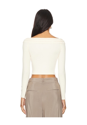 MORE TO COME Brexley Top in Cream. Size M. Also in XXS, L.