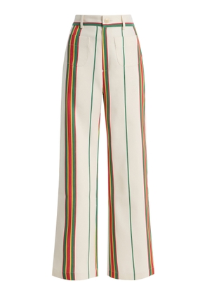LA VESTE Exclusive La Isla Pippi Cotton Straight-Leg Pants - Moda Operandi