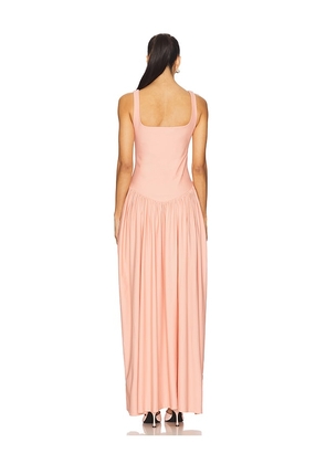 Mariandree Gaitan Viana Dress in Coral. Size M. Also in S, L.