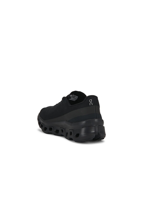 On Cloudmonster 1 in Black. Size 7. Also in 7.5, 9.5, 10, 10.5, 11, 11.5, 12.