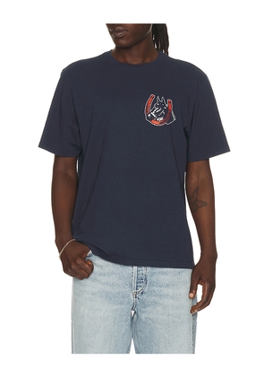 ONE OF THESE DAYS Valley Riders Tshirt in Navy. Size S. Also in M, L, XL/1X, XXL/2X.