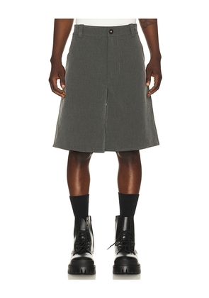 MADFRENZY Oversized Shorts in Charcoal. Size S. Also in L, M, XL/1X.