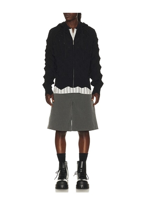 MADFRENZY Oversized Shorts in Charcoal. Size S. Also in M, L.