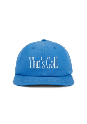 Metalwood Studio That'S Golf Dad Hat in Blue.
