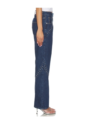 Miaou Ryleigh Jeans in Blue. Size XS. Also in S, L, XL.