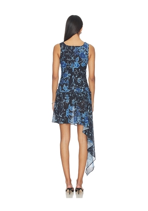 Miaou Imogene Dress in Black,Blue. Size XXS. Also in XS, S, M, L, XL.