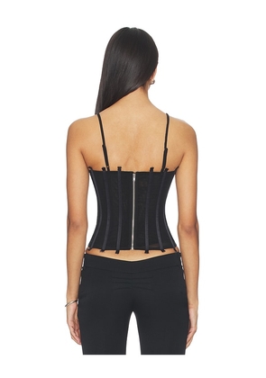 Miaou Lila Corset in Black. Size XS. Also in S.