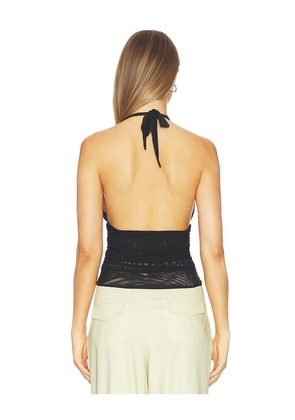 MADISON THE LABEL Leora Top in Black. Size XS. Also in L, XL.