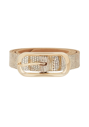 Streets Ahead Aurelle Belt in Metallic Gold. Size M. Also in XS, S, L, XL.