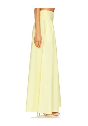 Susana Monaco Drop Waist Skirt in Lemon. Size M. Also in S, L, XL.