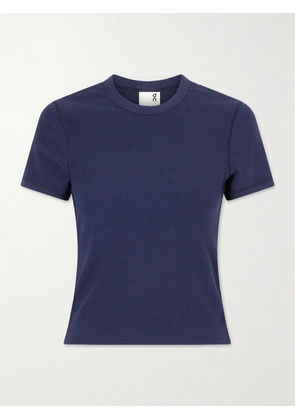 ON - All-day Rib Lyocell And Cotton-blend T-shirt - Blue - x small,small,medium,large,x large