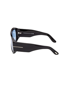 TOM FORD Pilot Sunglasses in Black.