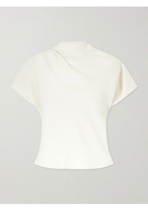 TWP - Draped Satin Blouse - Neutrals - xx small,x small,small,medium,large,x large
