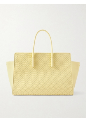 Bottega Veneta - Barbara Intrecciato Leather Tote - Yellow - One size