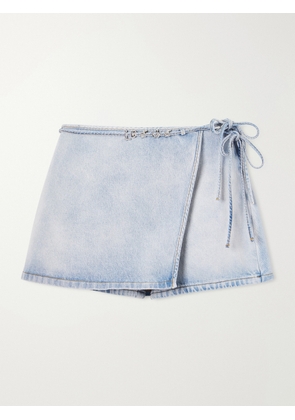 LOEWE - + Paula’s Ibiza Straight-leg Denim Shorts - Blue - FR 32,FR 34,FR 36,FR 38,FR 40,FR 42