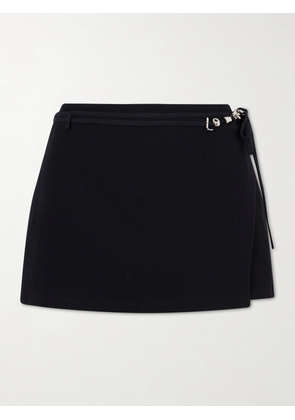 LOEWE - + Paula’s Ibiza Cotton And Silk-blend Crepe Shorts - Black - FR 32,FR 34,FR 36,FR 38,FR 40,FR 42
