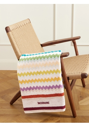 MISSONI HOME - Striped Cotton-terry Throw - Multi - One size