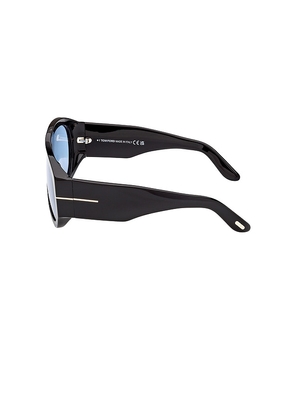 TOM FORD Bronson Acetate Sunglasses in Black.