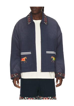 Found Horse Equine Work Jacket in Navy. Size S. Also in L, M, XL/1X, XXL/2X.