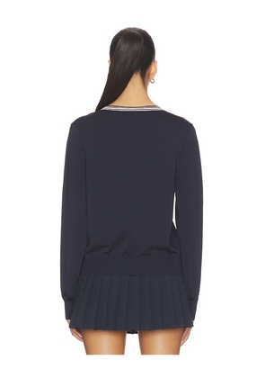 Splits59 Bekah Knit Cardigan in Navy. Size S. Also in XS, M, L.