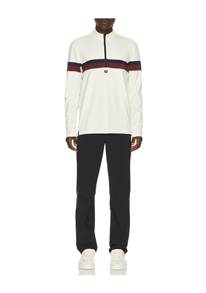 Wilson Elevate Performance Half-Zip in Tan. Size S. Also in M, XL/1X.