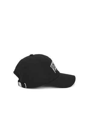 VERUTUM Lettering Cap in Black.
