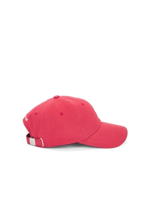 VERUTUM Trident Symbol Logo Cap in Red.