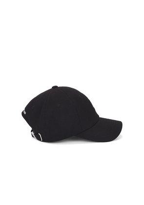 VERUTUM Trident Symbol Logo Cap in Black.