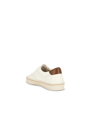 Vince Seaside Leather Sneaker in White. Size 8. Also in 12.