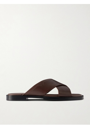 J.M. Weston - Leather Sandals - Men - Brown - UK 7