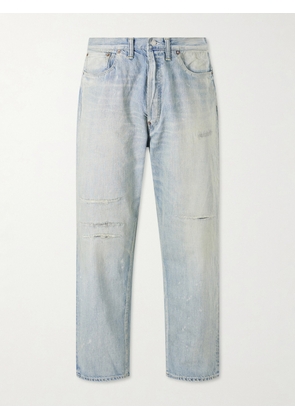 A.PRESSE - No.37 Wide-Leg Distressed Jeans - Men - Blue - UK/US 30