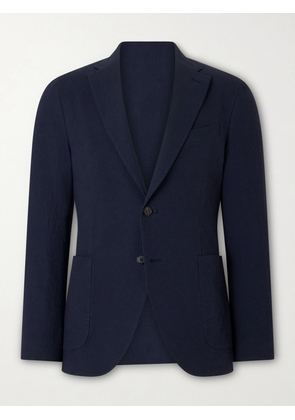 Slowear - Seersucker Suit Jacket - Men - Blue - IT 46