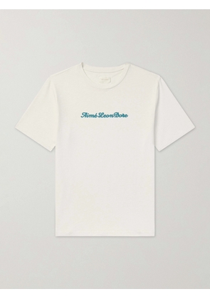 Aimé Leon Dore - Logo-Print Cotton-Jersey T-Shirt - Men - Neutrals - XS