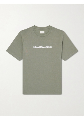 Aimé Leon Dore - Logo-Print Cotton-Jersey T-Shirt - Men - Green - XS