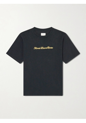 Aimé Leon Dore - Logo-Print Cotton-Jersey T-Shirt - Men - Black - XS
