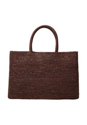 Charlotte mini raffia bag