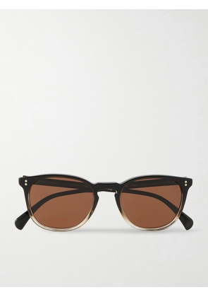 Oliver Peoples - Finley Esq. Round-Frame Acetate Sunglasses - Men - Brown